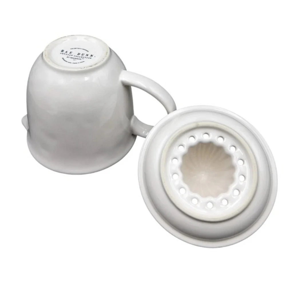 Rae Dunn Artisan Collection Ceramic Juice Reamer with Mug‎ New Farmhouse